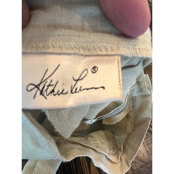 VTG Lagenlook Pants Women 4P Lightweight Grandma Cottage Twee Academia Neutral - Picture 2 of 9